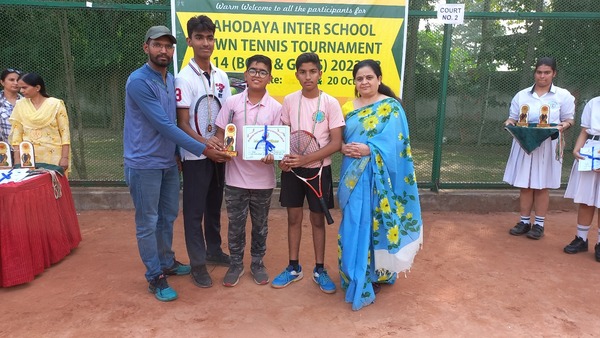 SAHODAYA INTER SCHOOL U-14 LAWN TENNIS TOURNAMENT HOSTED BY DELHI PUBLIC SCHOOL